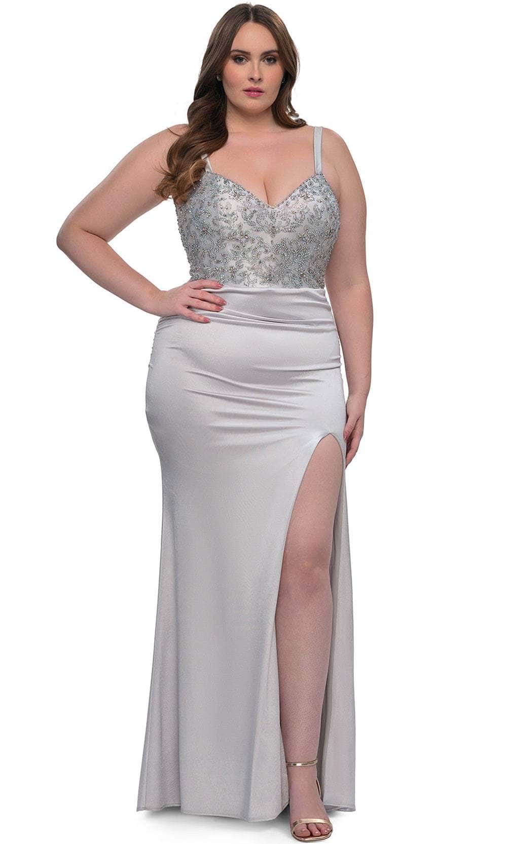 La Femme 32430 - Rhinestone Bodice Evening Gown Special Occasion Dress