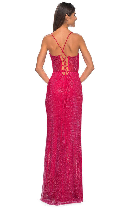 La Femme 32446 Sweetheart Illusion Bodice Prom Gown