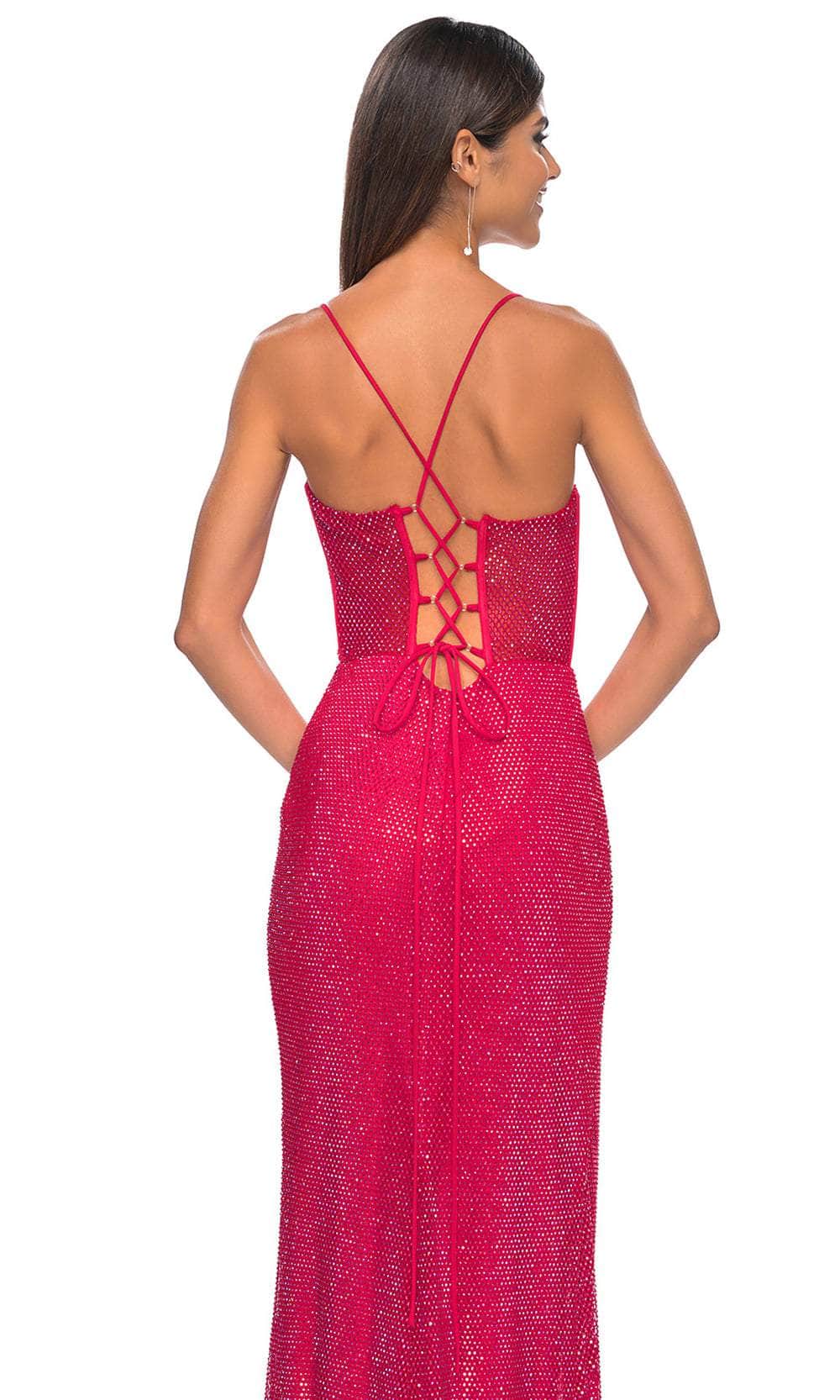 La Femme 32446 Sweetheart Illusion Bodice Prom Gown