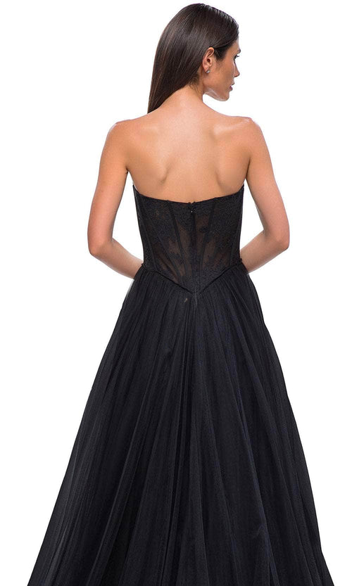 La Femme 32579 Sweetheart Neckline Strapless Prom Gown