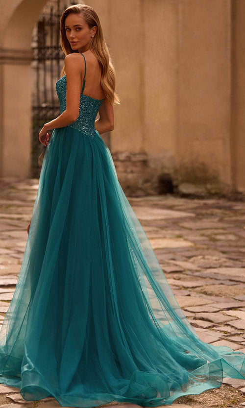 La Femme 32668 Rhinestone Embellished A-Line Prom Gown