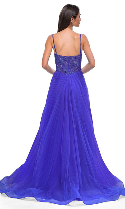 La Femme 32668 Rhinestone Embellished A-Line Prom Gown