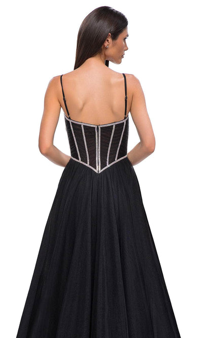 La Femme 32675 Corset Bodice A-Line Prom Gown