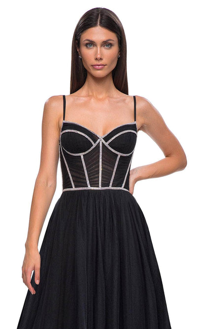 La Femme 32675 Corset Bodice A-Line Prom Gown