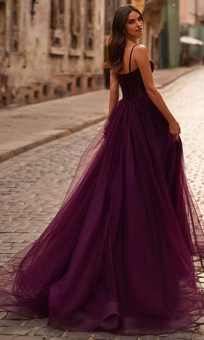 La Femme 32700 Ruched Corset A-Line Prom Gown