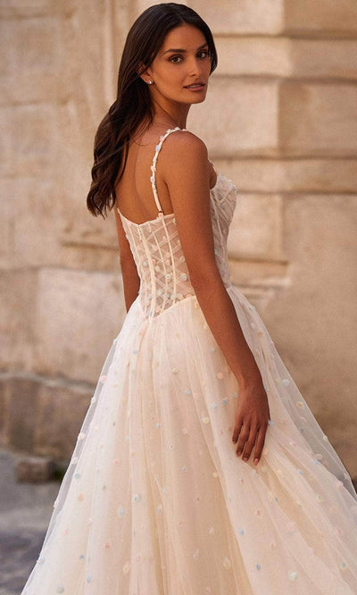 La Femme 32716 Sweetheart Polka Dot Prom Gown
