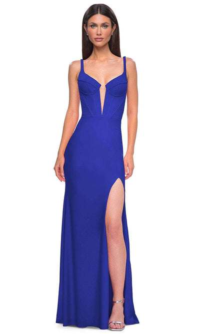 La Femme 32763 - Corset Top Sleeveless Prom Gown Special Occasion Dress