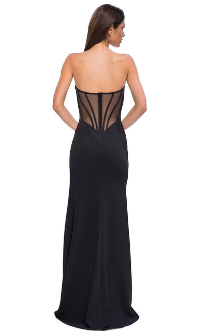 La Femme 32849 Jersey Asymmetrical Neckline Prom Gown
