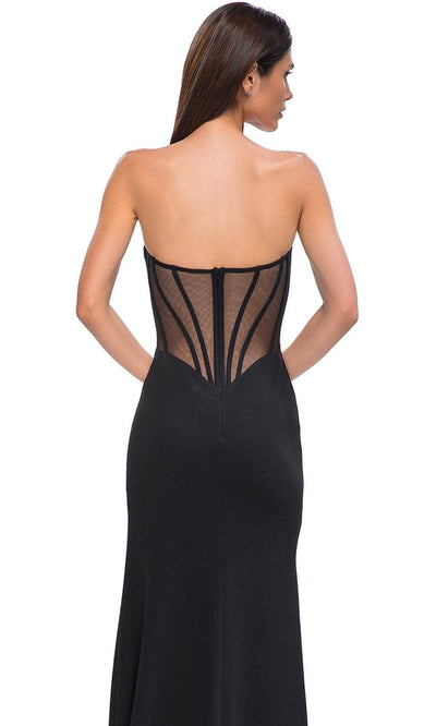 La Femme 32849 Jersey Asymmetrical Neckline Prom Gown