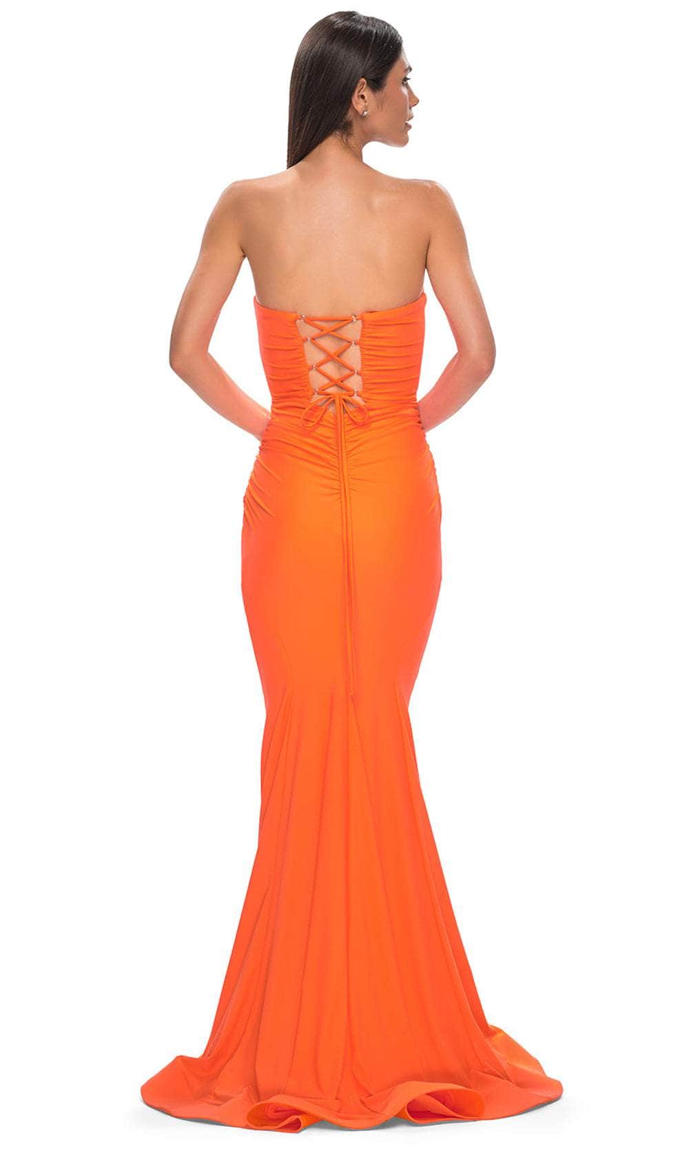La Femme 32872 Jersey Strapless Mermaid Prom Gown