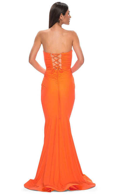 La Femme 32872 Jersey Strapless Mermaid Prom Gown