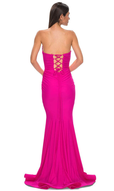 La Femme 32872 Jersey Strapless Mermaid Prom Gown