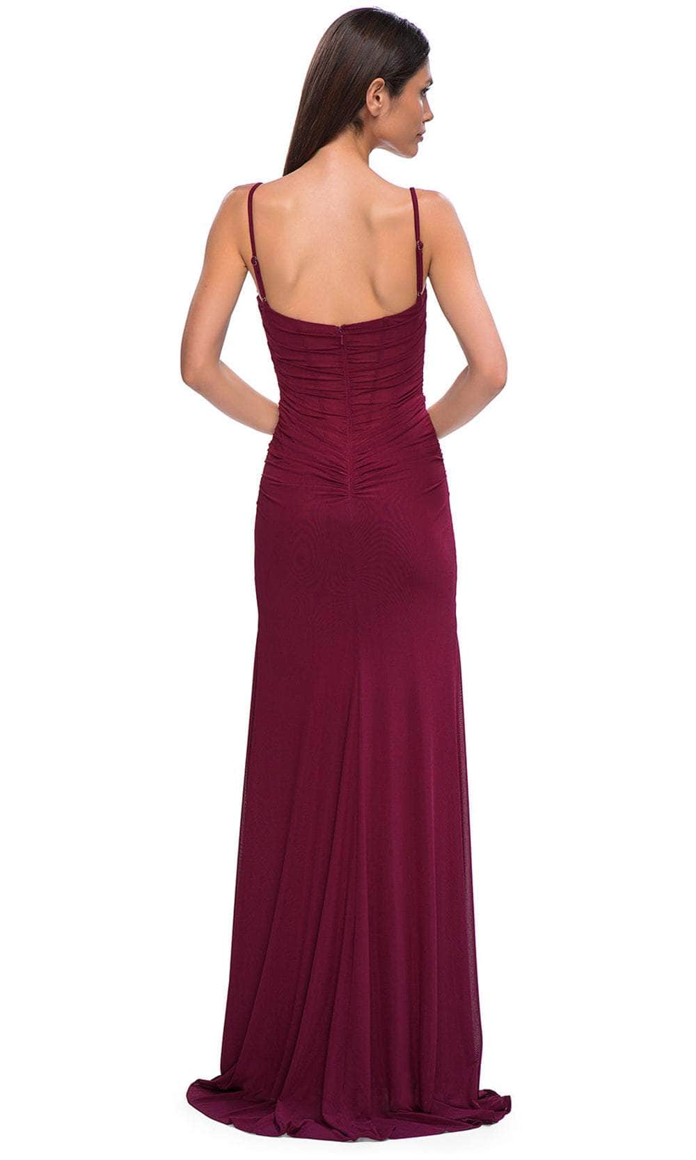 La Femme 32925 Ruched Sweetheart Simple Prom Gown