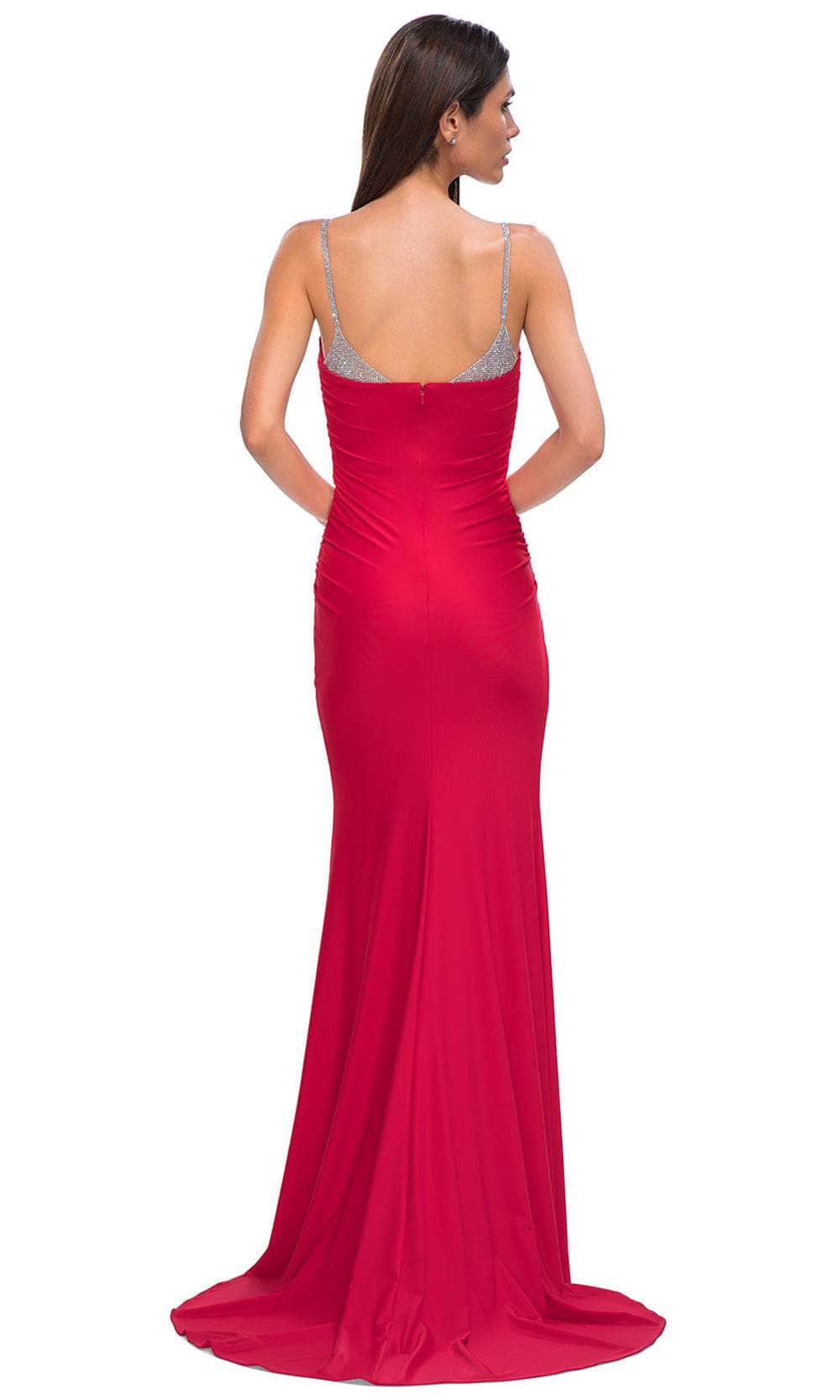 La Femme 32939 Rhinestone Faux Style Prom Gown