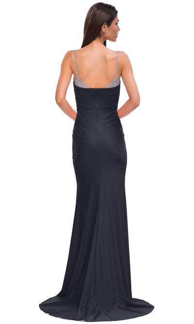 La Femme 32939 Rhinestone Faux Style Prom Gown