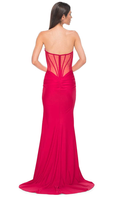 La Femme 32941 Plunging Sweetheart Jersey Prom Gown