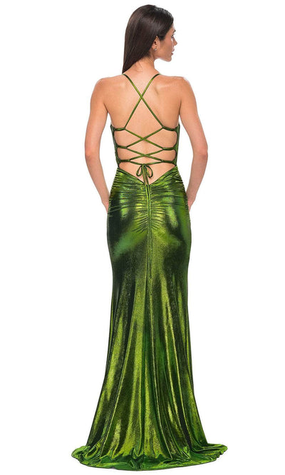 La Femme 32945 Sleeveless Ruched Detailed Prom Gown