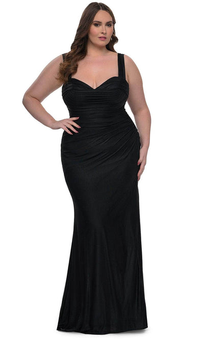 La Femme 32991 - Metallic Net Jersey Evening Gown Special Occasion Dress