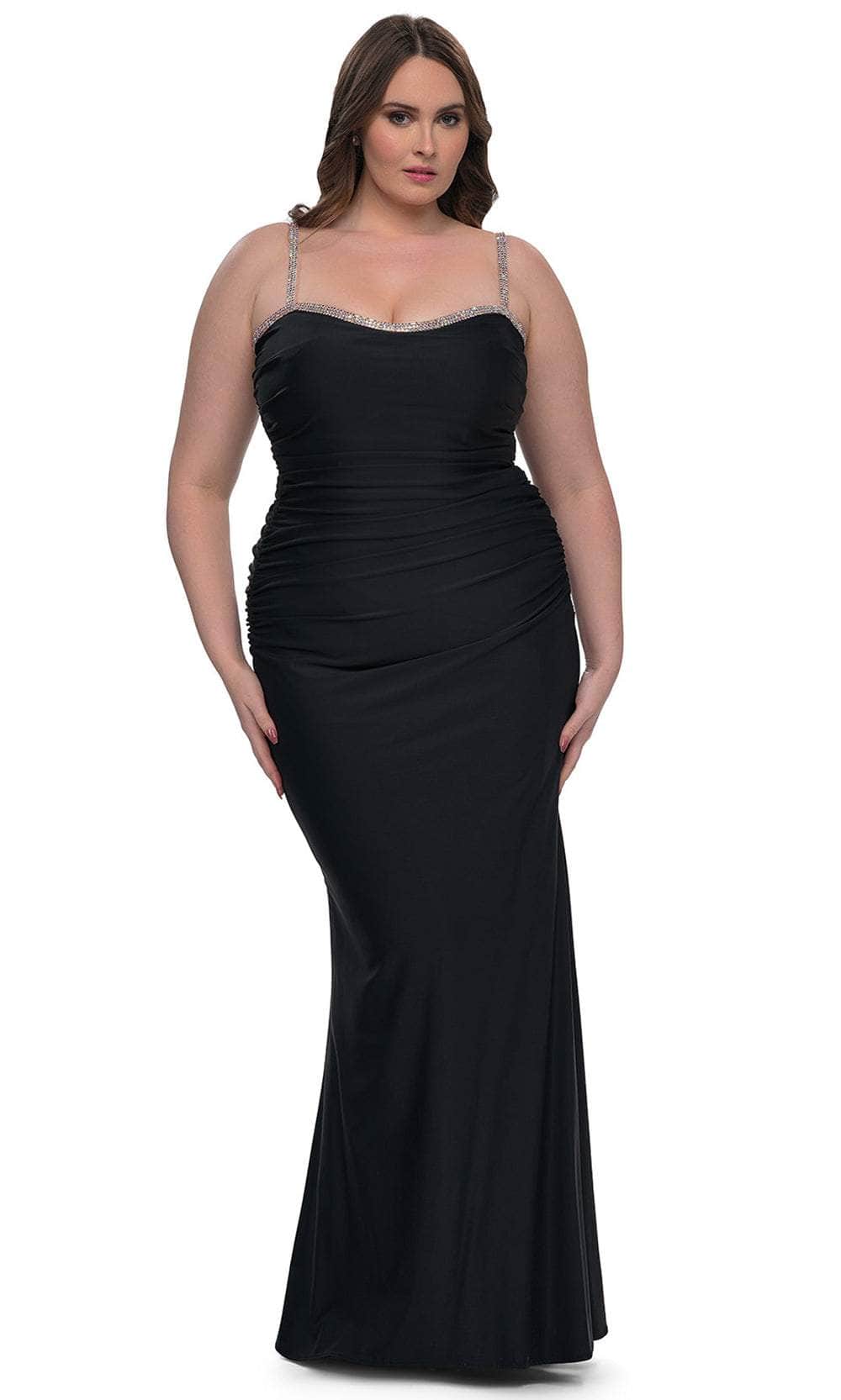 La Femme 32992 - Rhinestone Trimmed Evening Gown Special Occasion Dress