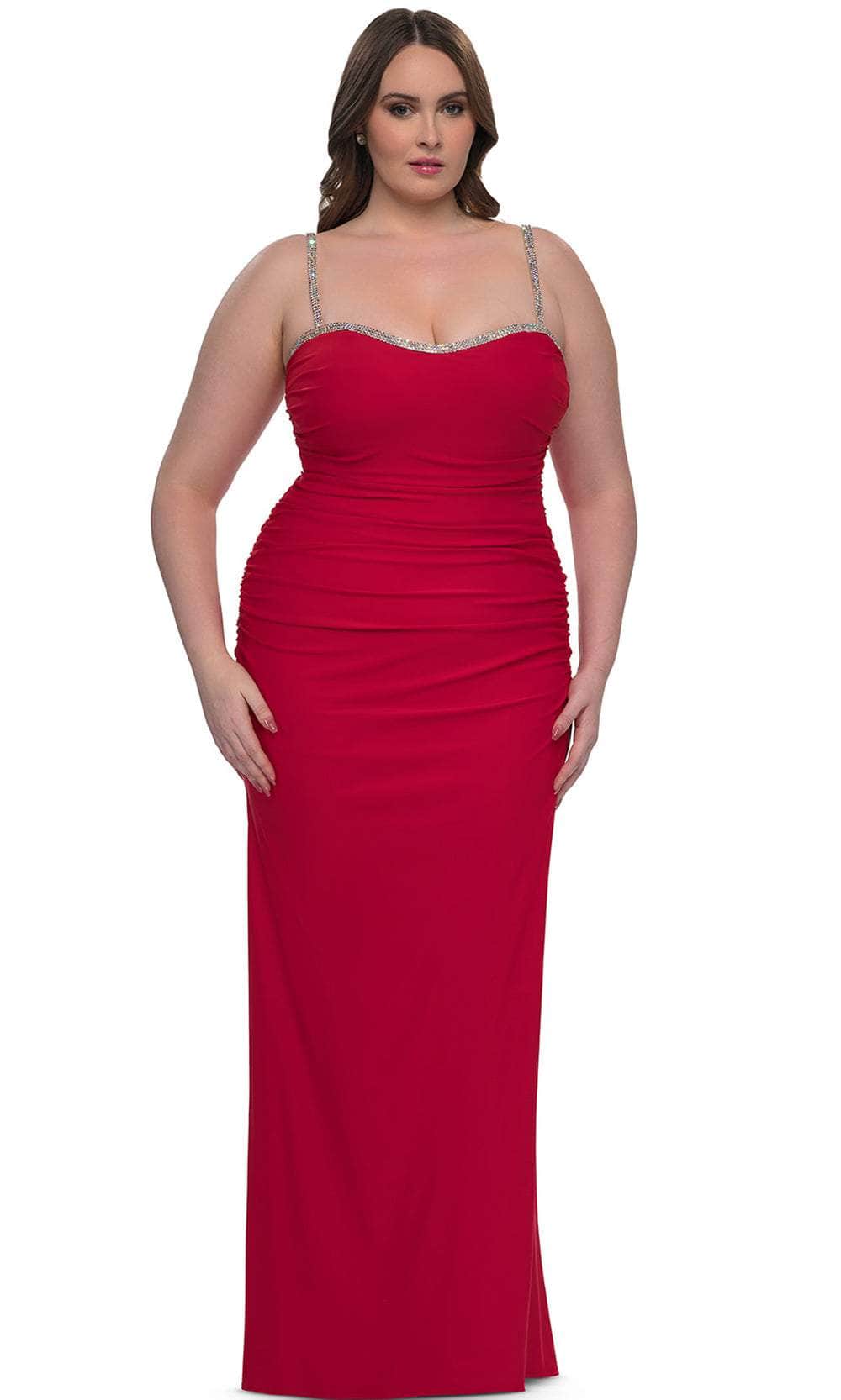 La Femme 32992 - Rhinestone Trimmed Evening Gown Special Occasion Dress
