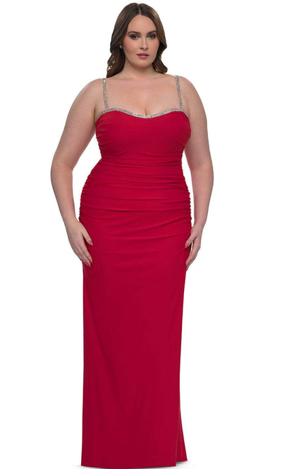 La Femme 32992 - Rhinestone Trimmed Evening Gown Special Occasion Dress