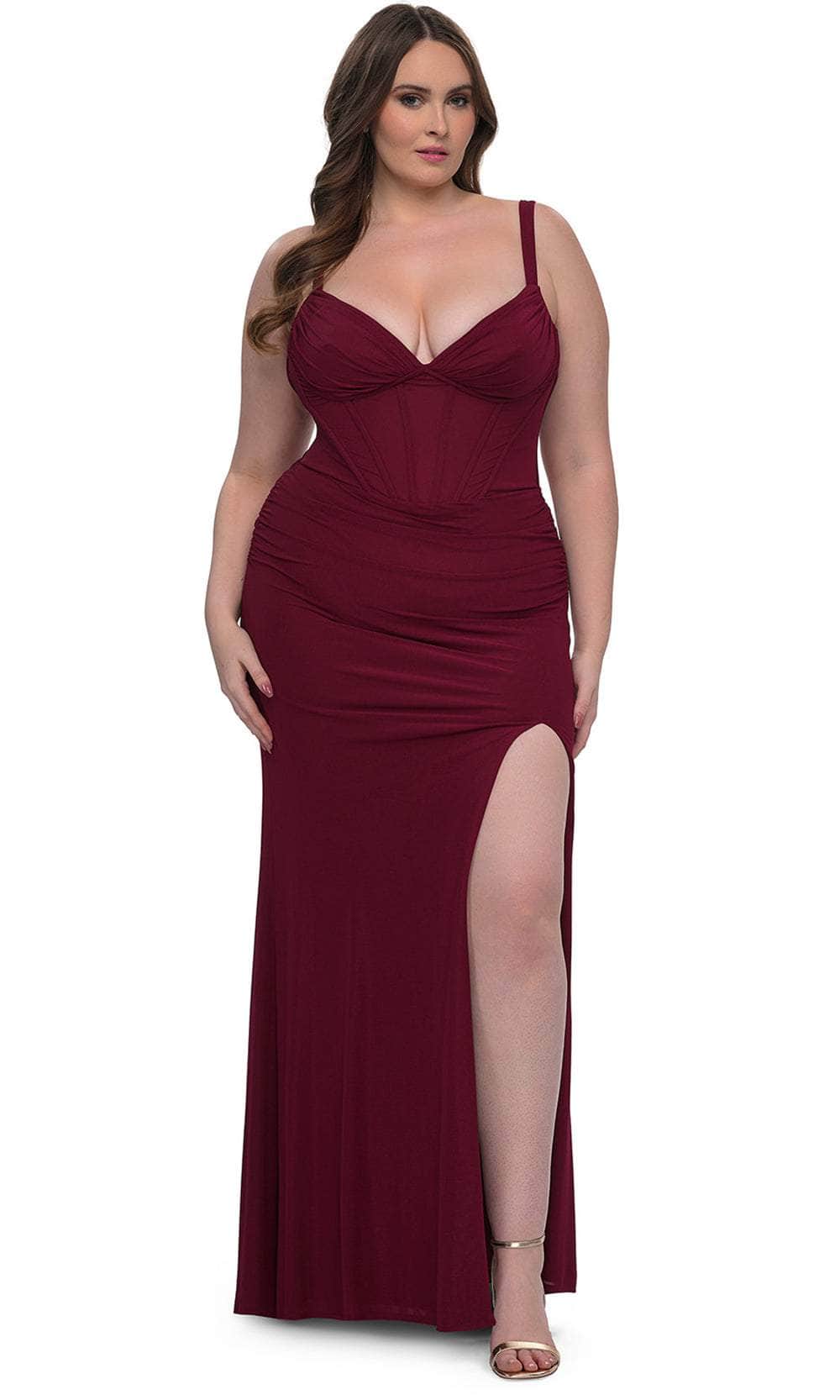 La Femme 33015 - Corset Style Evening Dress Special Occasion Dress