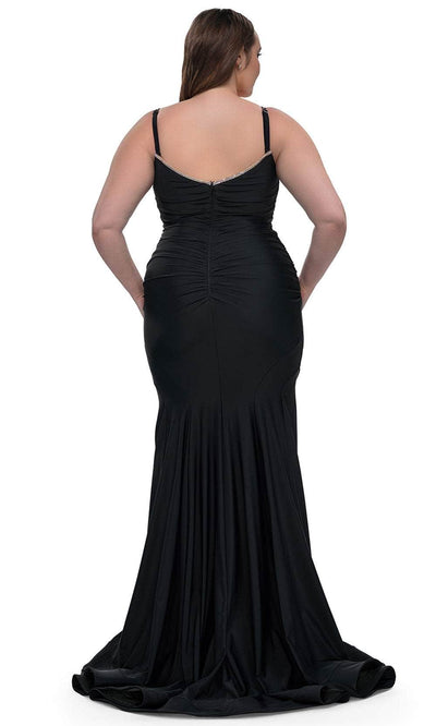 La Femme 33057 Ruched Jersey Prom Dress