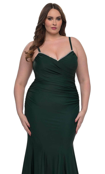 La Femme 33057 Ruched Jersey Prom Dress