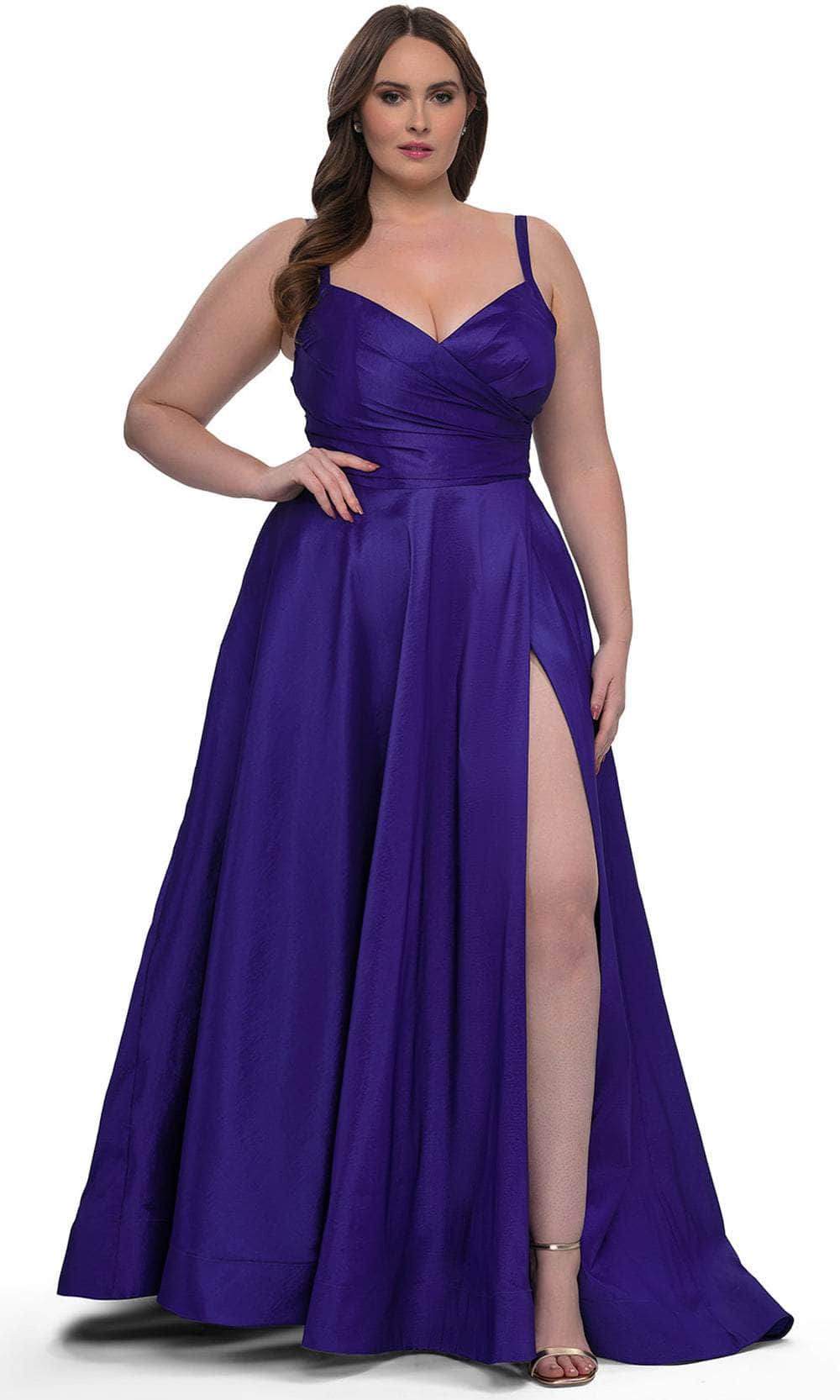 La Femme 33075 - Stretch Taffeta Evening G Special Occasion Dress