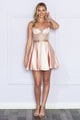 Poly USA 9200 Lace Bodice Short Sleeveless Dress