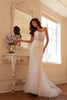 Lace Sleeveless Bridal Mermaid Dress by Juliet JT2481UW - Long Formal Dresses