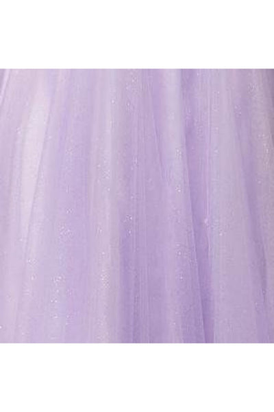 Lace Strapless A-line Ruffled Gown by Jovani 38540 - 00 / Lavender - Long Formal Dresses