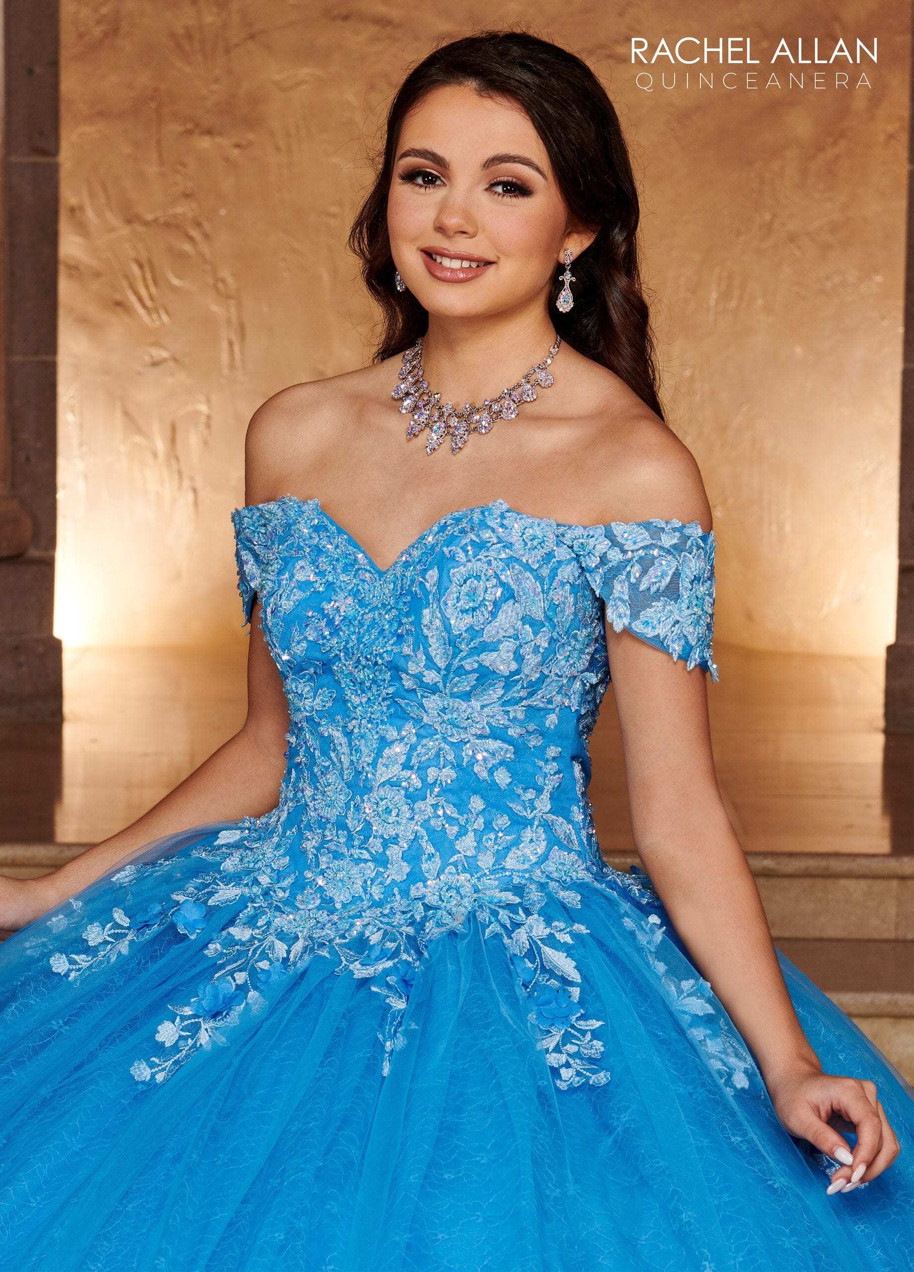 Rachel Allan RQ1112 Lace Sweetheart Quinceanera Dress