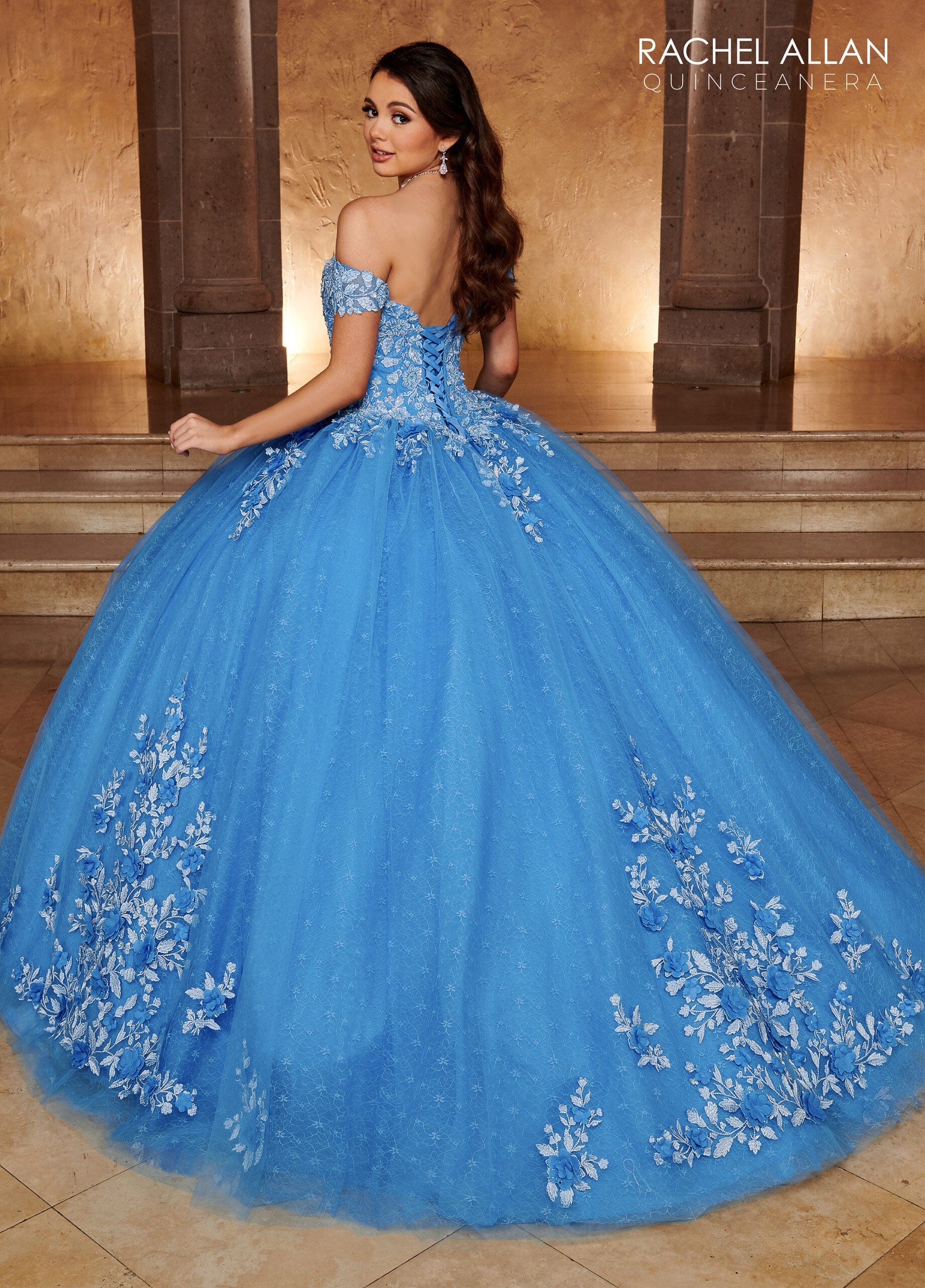 Rachel Allan RQ1112 Lace Sweetheart Quinceanera Dress