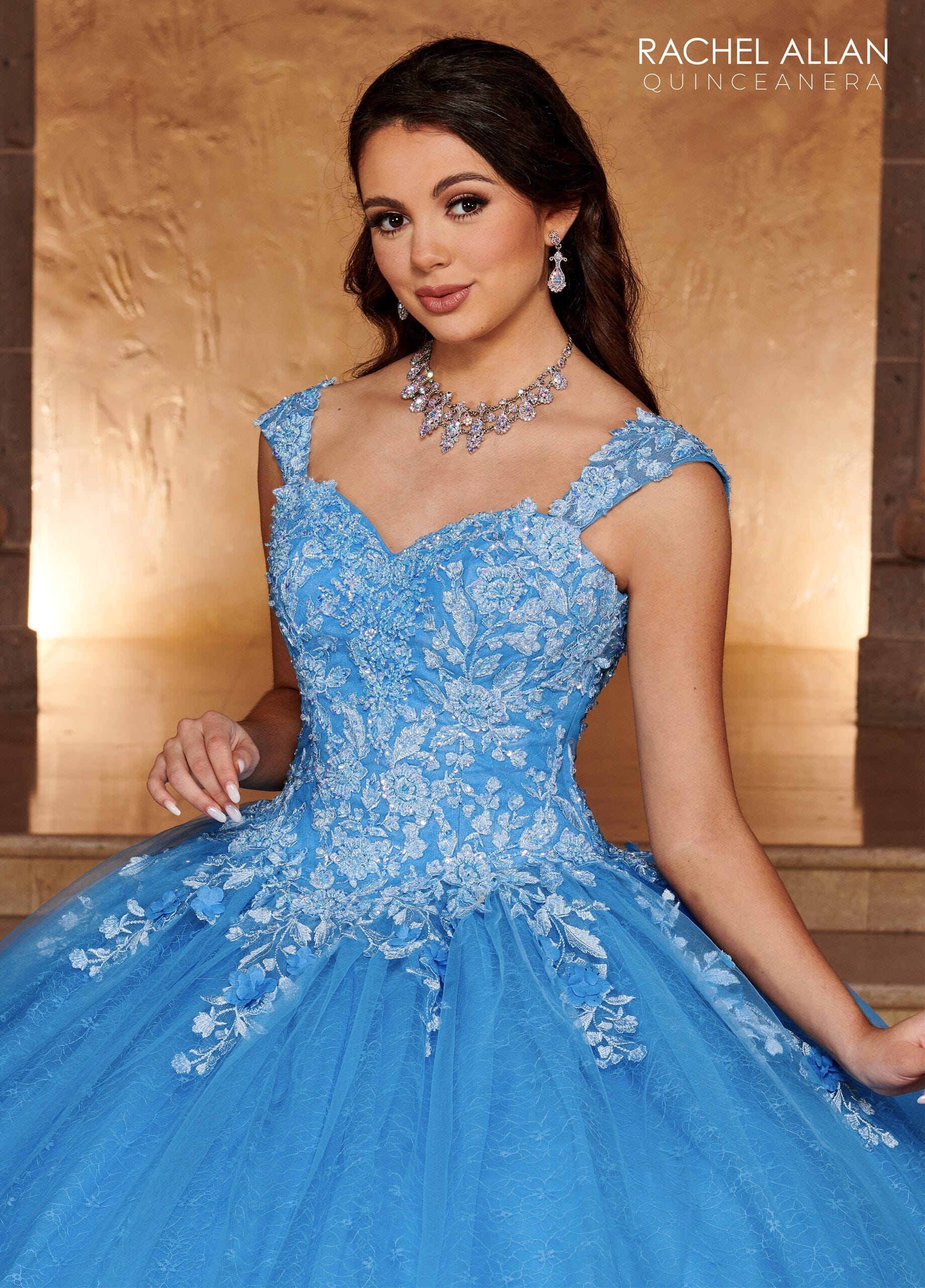 Rachel Allan RQ1112 Lace Sweetheart Quinceanera Dress