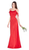 Ladivine 1018 - Fitted Flutter Sleeve Scoop Neck Gown - Prom