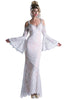 Ladivine 13112 - Sheath Gown with Lace and Bell Sleeves - Prom