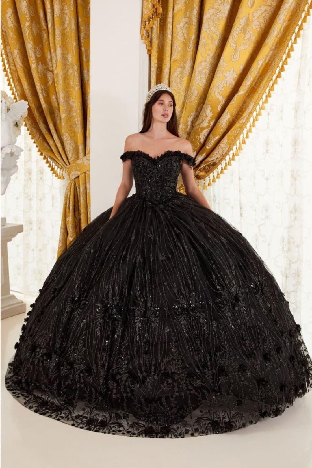 Vestido de quinceañera color lavanda Ladivine, vestido de gala para dulces 16 por 15717