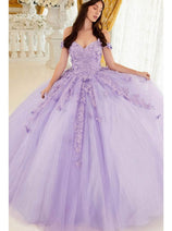 Ladivine 15709 - Beaded Off-Shoulder Ballgown