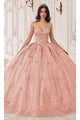 Ladivine 15722 - Puff Sleeve Classic Ballgown - Prom