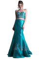 Ladivine 62211 - Two-Piece Strapless Beaded Mermaid - Prom