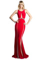 Ladivine 62806 Illusion Paneled Cutout Gown - Prom