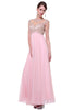 Ladivine 72 - Embellished Illusion Formal Evening Gown - Prom