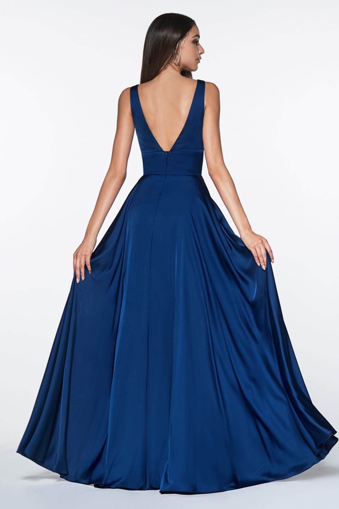 Ladivine 7469 Soft Satin Dress - Prom