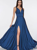 Ladivine 7469 Soft Satin Dress