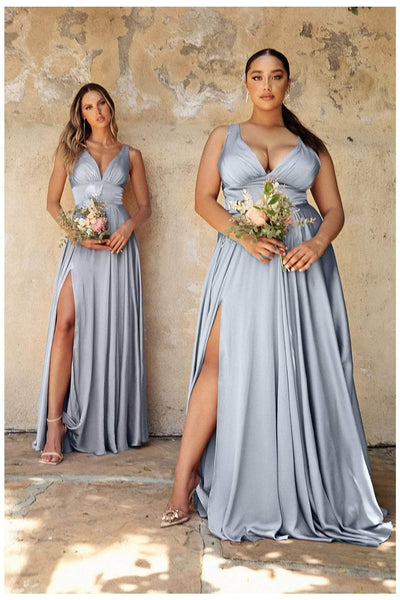 Ladivine 7469 Soft Satin Dress - Prom