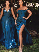 Ladivine 7469 Soft Satin Dress