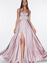 Ladivine 7469 Soft Satin Dress