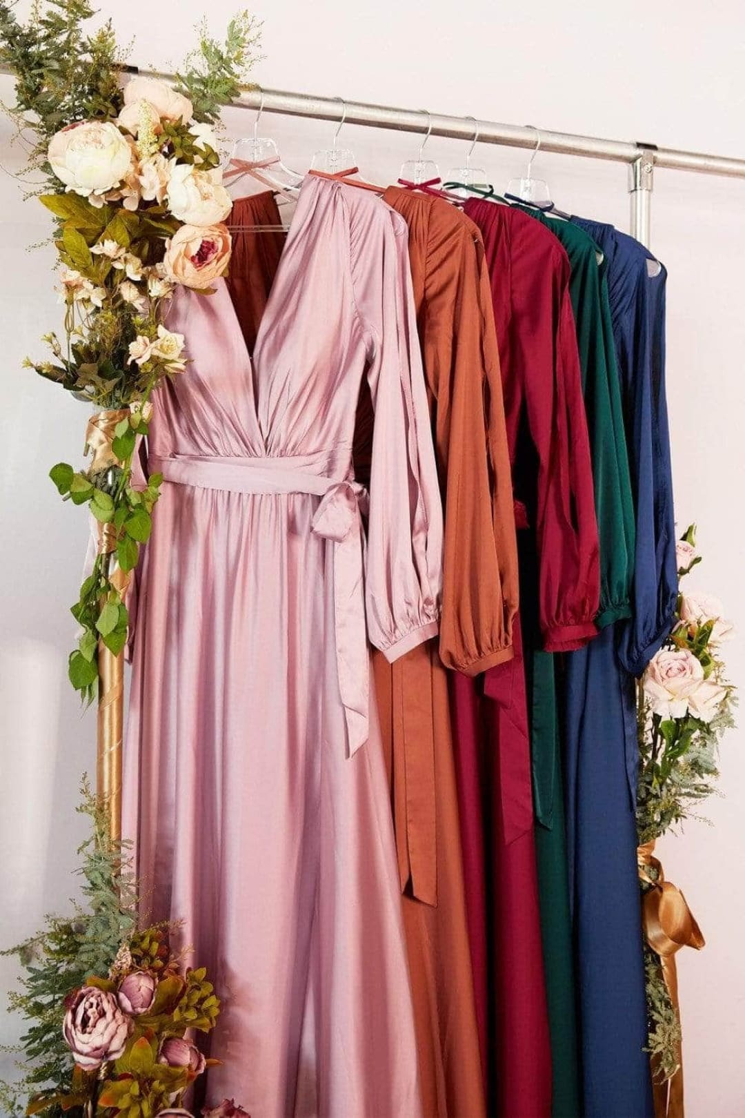 Ladivine 7475 - Long Sleeve High Slit Gown - Prom