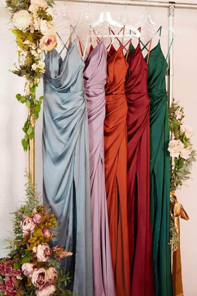 Ladivine 7479 - Open-Back Draped Affordable Prom Gown - Prom